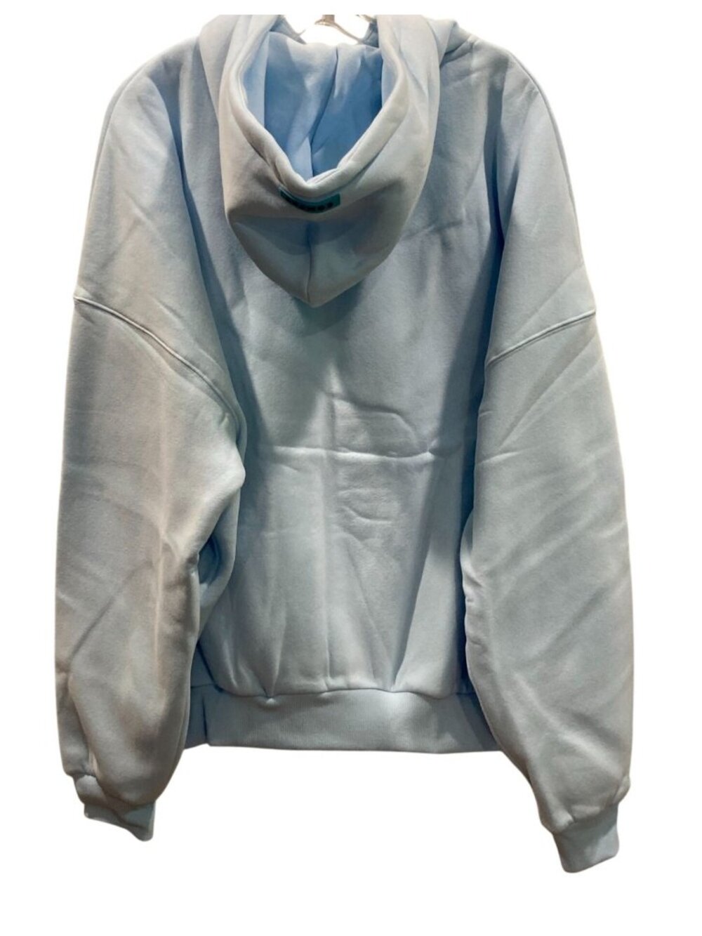 Comfrt Pastel Edit Zip-Up Hoodie S Baby Blue Casual Lounge Preppy Minimalist New - Picture 6 of 12